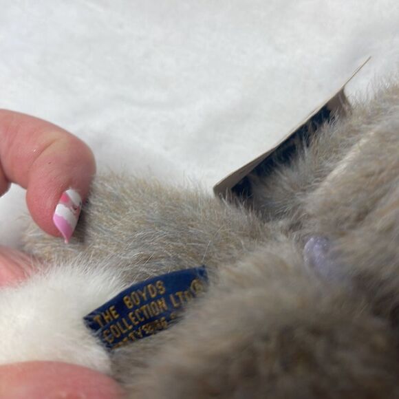 Boyd’s Bear Plush Sterling  Hopswell 8” Rabbit. - Picture 8 of 9